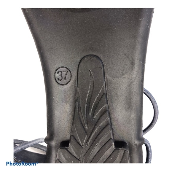 With My Sands Star Black Sandals size EU 37 (US 6) - Picture 4 of 6